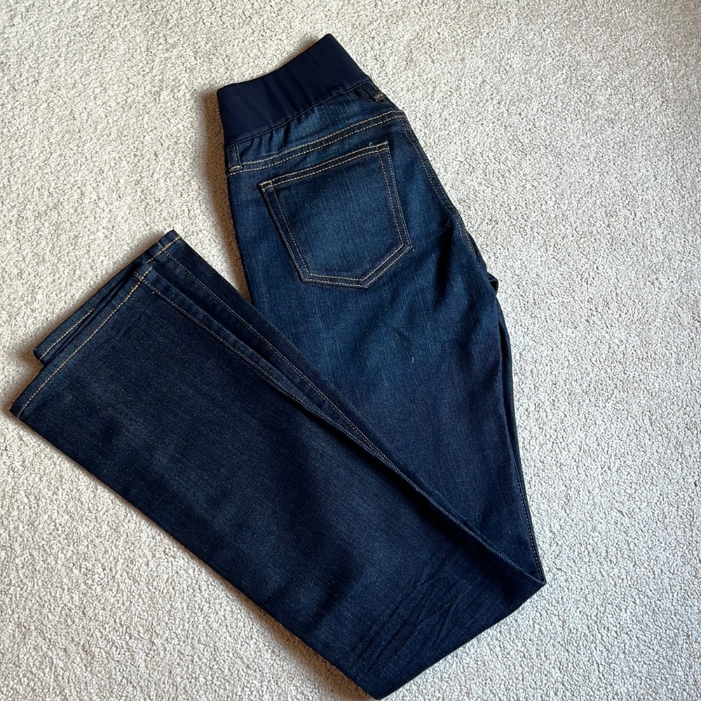 Gap maternity perfect boot jeans 0 regular